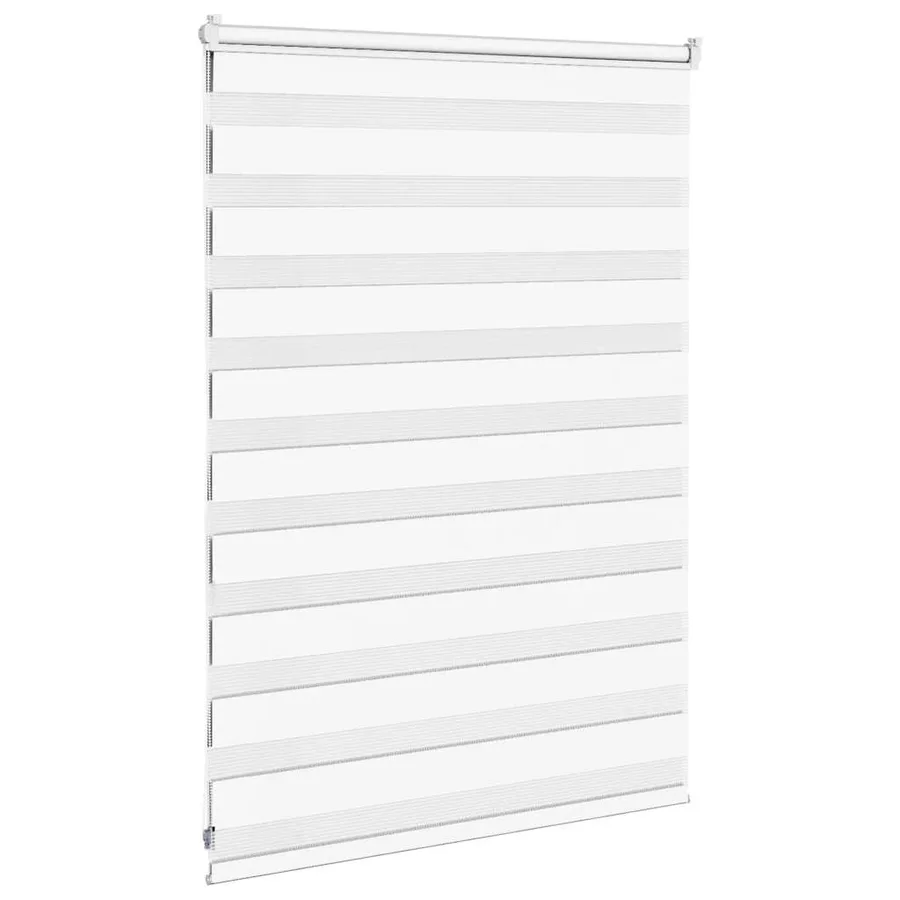 Store zèbre blanc 95x100 cm largeur du tissu 90,9 cm polyester - 4
