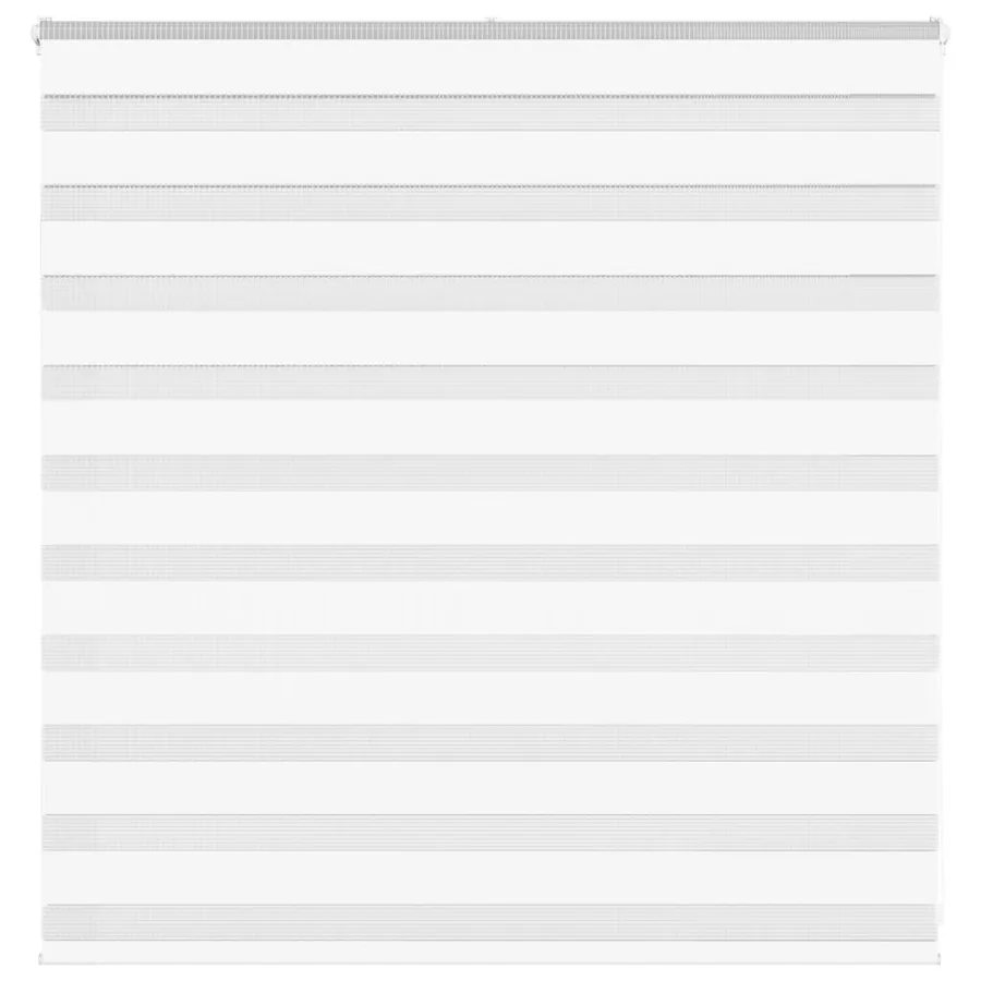 Store zèbre blanc 140x100 cm largeur du tissu 135,9cm polyester