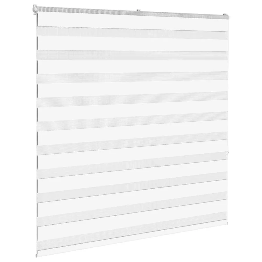 Store zèbre blanc 140x150 cm largeur du tissu 135,9cm polyester - 3