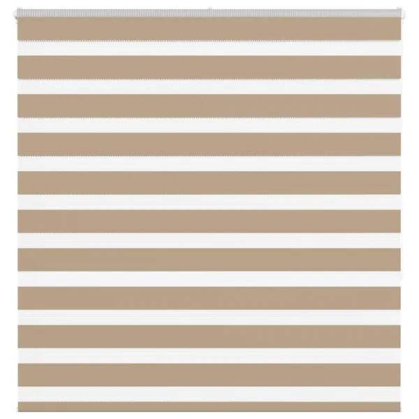Store zèbre marron sable largeur du tissu 135,9 cm polyester