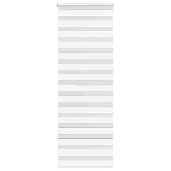 Store zèbre blanc 85x230 cm largeur du tissu 80,9 cm polyester