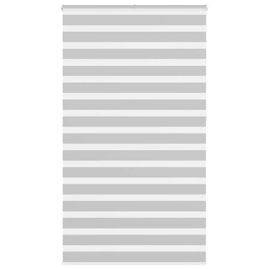 Store zèbre gris clair largeur du tissu 115,9 cm polyester