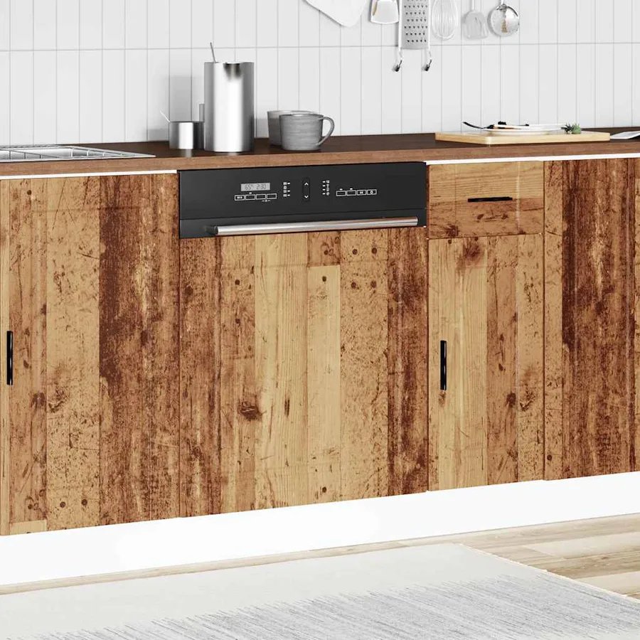 Panneau de lave-vaisselle Porto vieux bois 60x1,5x57 cm - 3