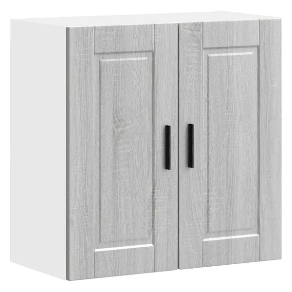 Armoire murale de cuisine Porto sonoma gris bois d'ingénierie