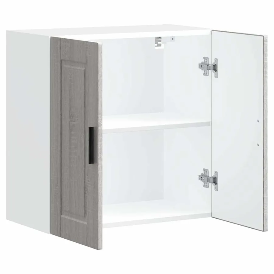 Armoire murale de cuisine Porto sonoma gris bois d'ingénierie - 5