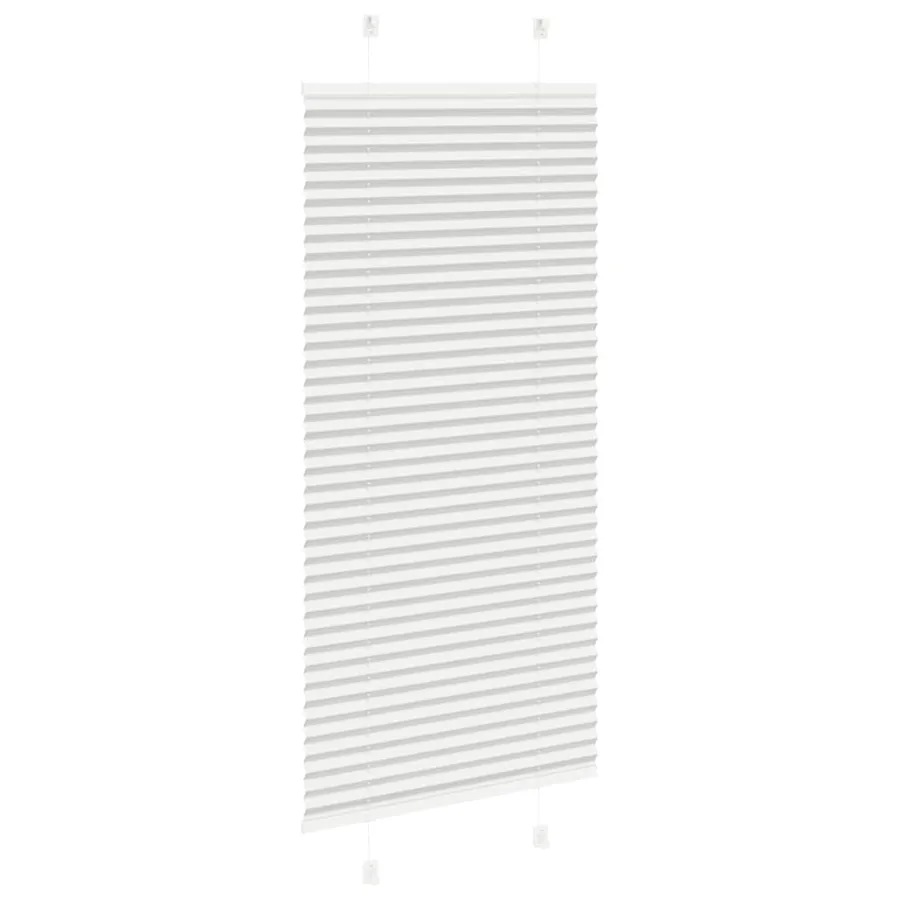Store plissé gris clair 55x150 cm largeur du tissu 54,4 cm - 4