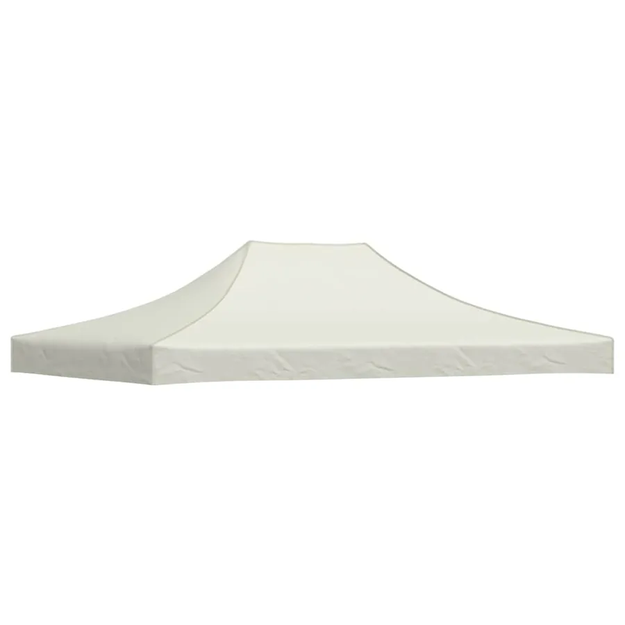 Toit de tente de réception 4,5x3 m Crème 270 g/m² - 2