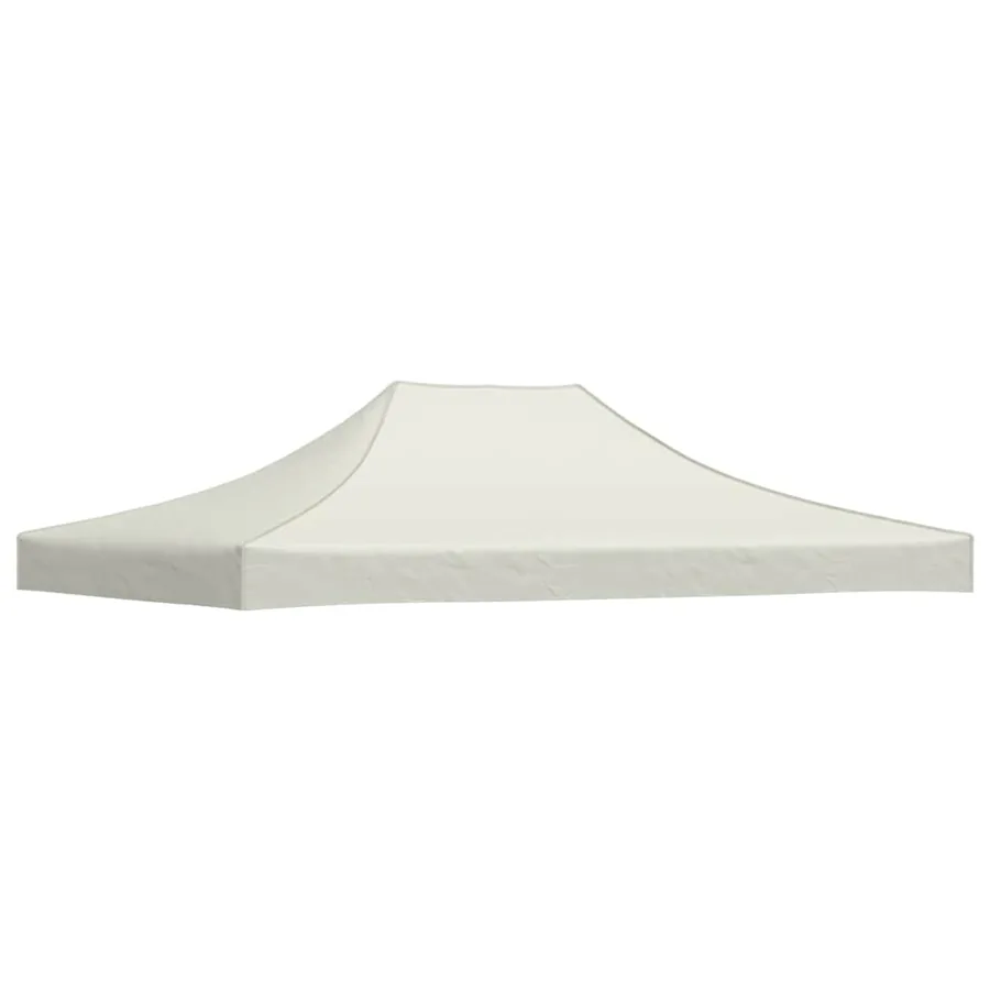 Toit de tente de réception 4,5x3 m Crème 270 g/m² - 5