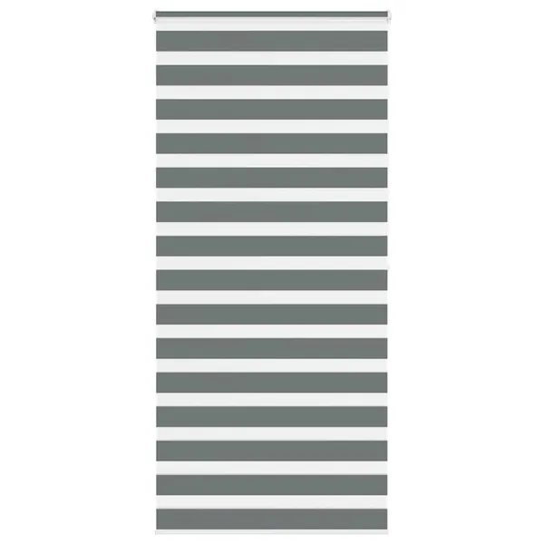 Store zèbre gris foncé largeur du tissu 95,9 cm polyester