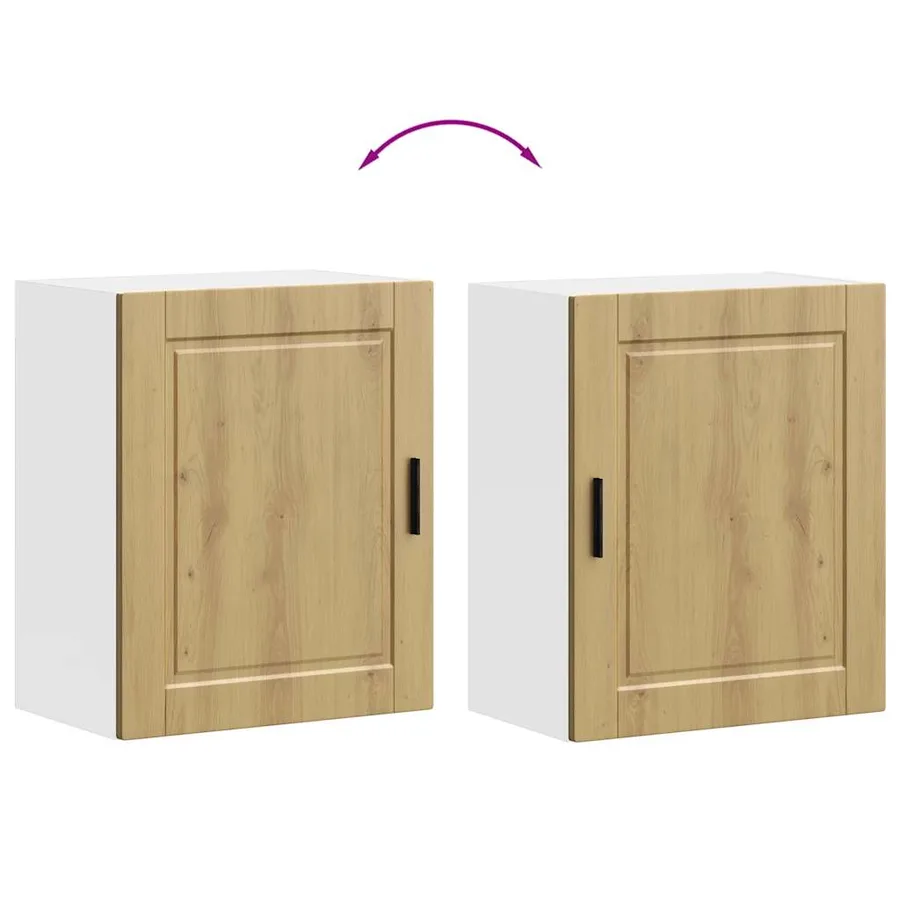 Armoires murales de cuisine 2 pcs Porto chêne artisanal - 10