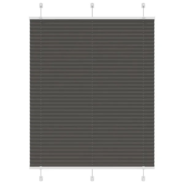 Store plissé noir 110x150 cm largeur du tissu 109,4cm polyester