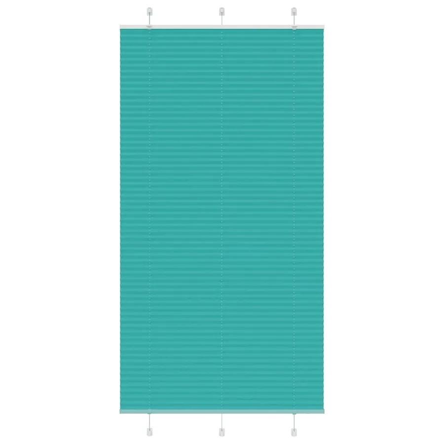Store plissé vert pétrole 105x200cm largeur du tissu 104,4cm