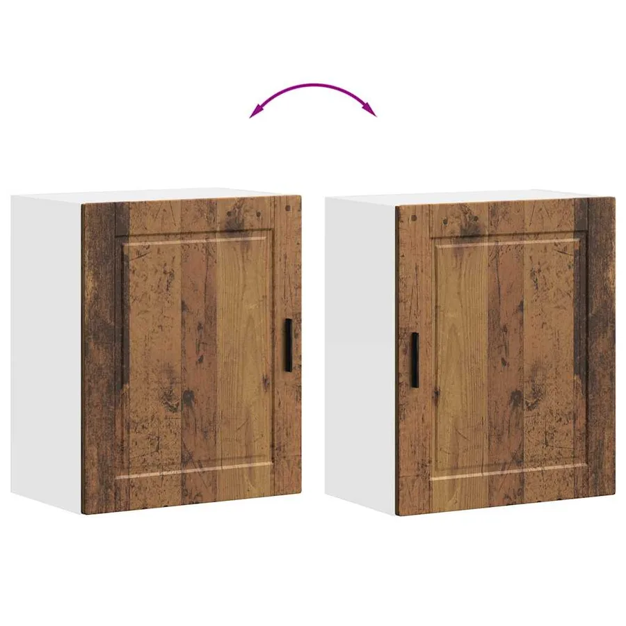 Armoires murales de cuisine 2 pcs Porto vieux bois - 10
