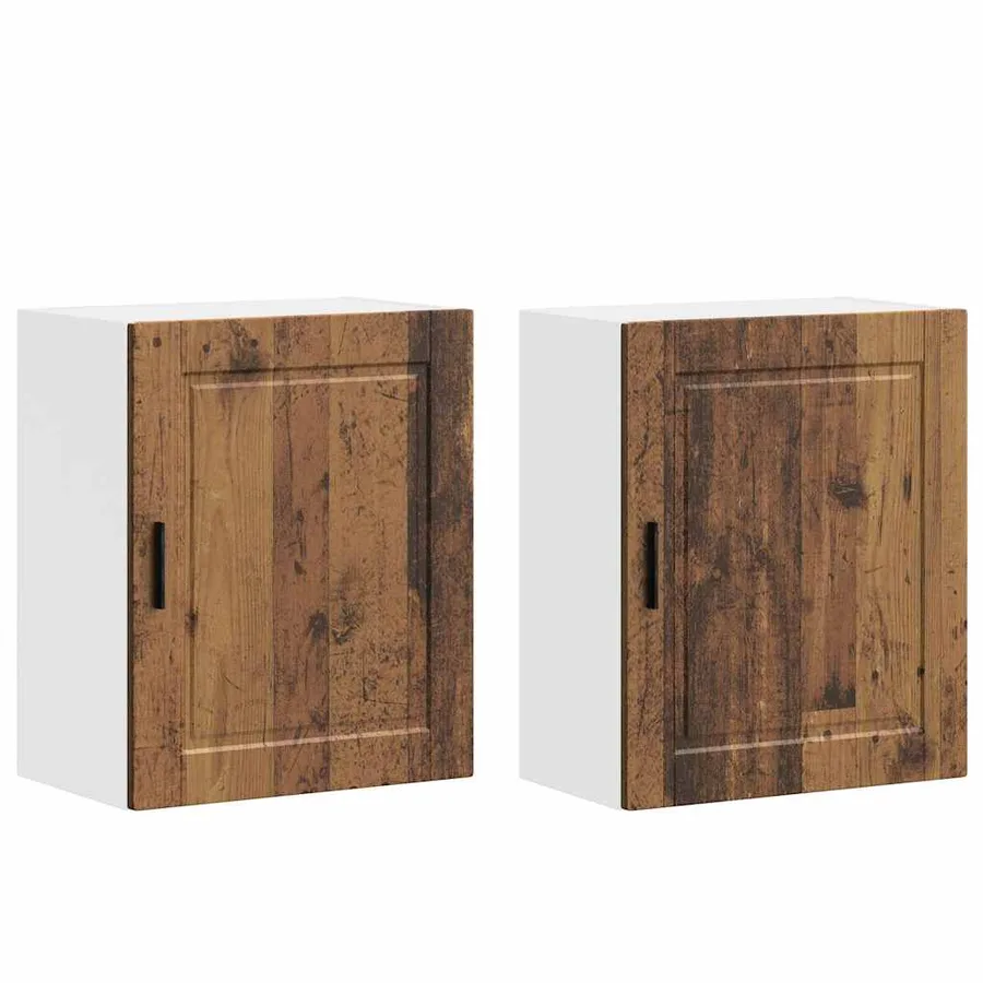 Armoires murales de cuisine 2 pcs Porto vieux bois - 2