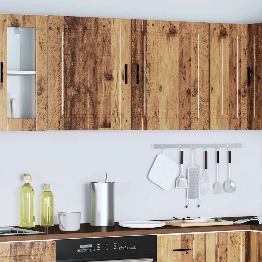 Armoires murales de cuisine 2 pcs Porto vieux bois - 4