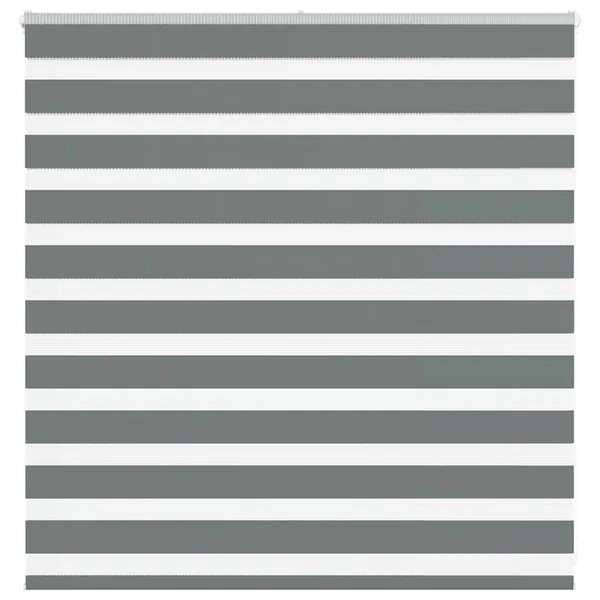 Store zèbre gris foncé largeur du tissu 145,9 cm polyester