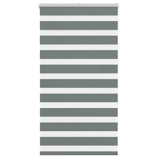 Store zèbre gris foncé largeur du tissu 85,9 cm polyester