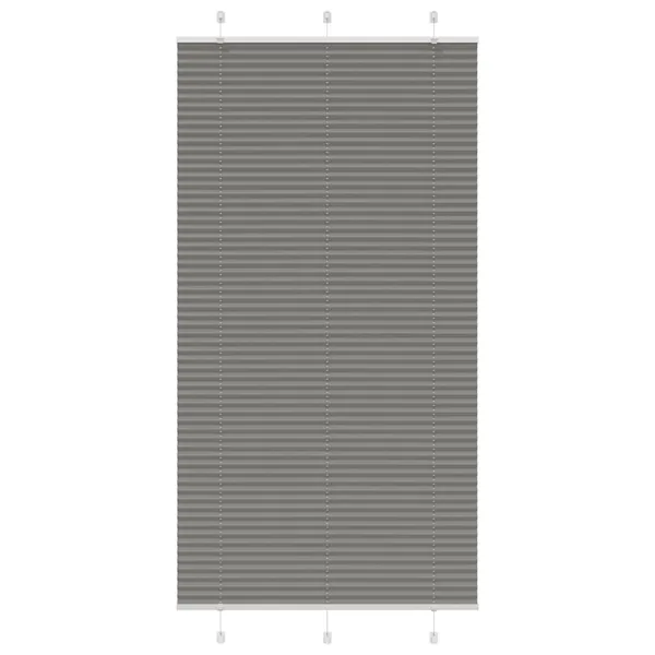 Store plissé anthracite 110x200 cm largeur du tissu 109,4 cm