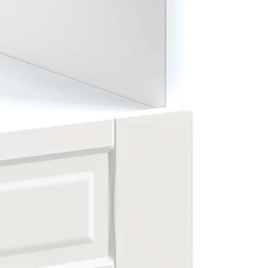 Armoire à four Porto blanc bois d'ingénierie - 8