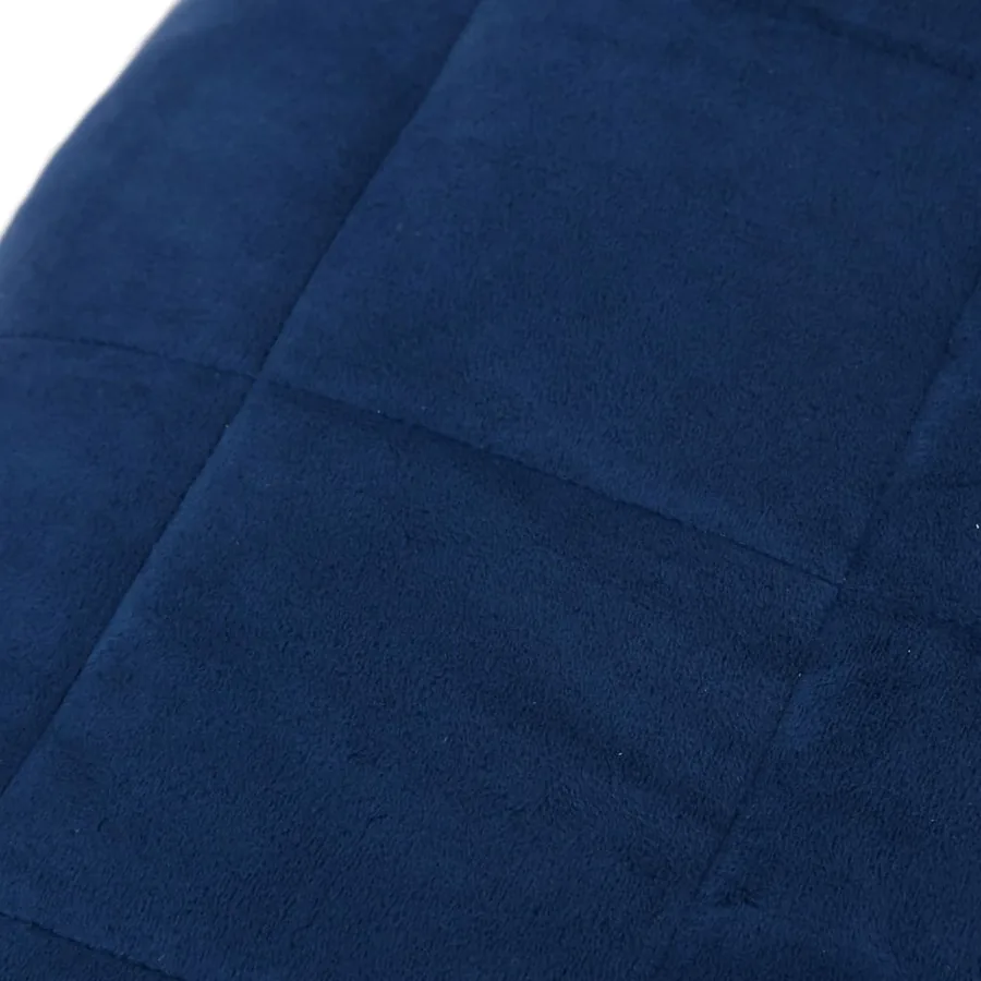 Couverture lestée Bleu 137x200 cm 6 kg Tissu - 4