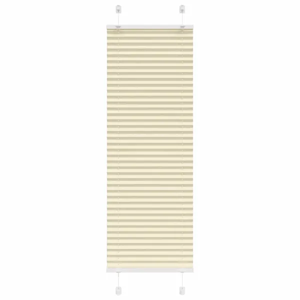 Store plissé crème 50x100 cm largeur du tissu 49,4 cm polyester