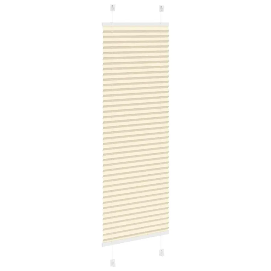 Store plissé crème 50x100 cm largeur du tissu 49,4 cm polyester - 4
