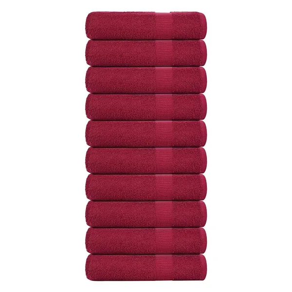 Essuie-mains FROGN 10 pcs bordeaux 50x100 cm 360 g/m²