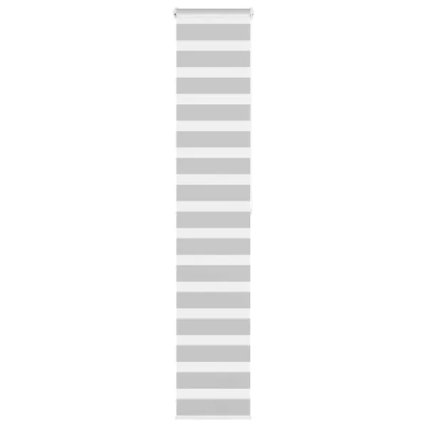 Store zèbre gris clair largeur du tissu 45,9 cm polyester