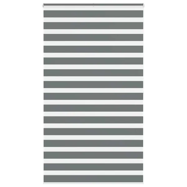 Store zèbre gris foncé largeur du tissu 120,9 cm polyester