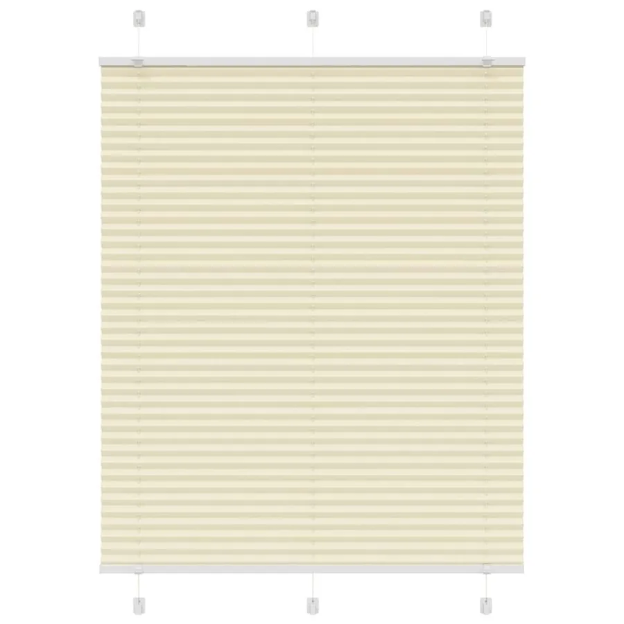 Store plissé crème 110x100cm largeur du tissu 109,4cm polyester