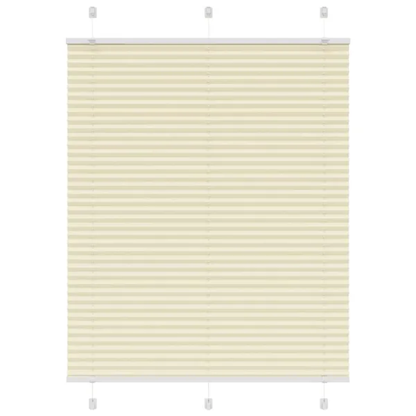 Store plissé crème 110x100cm largeur du tissu 109,4cm polyester