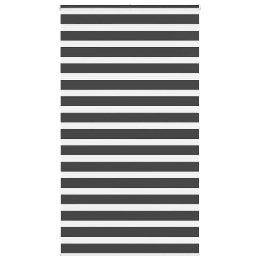 Store zèbre noir 125x200 cm largeur du tissu 120,9 cm polyester