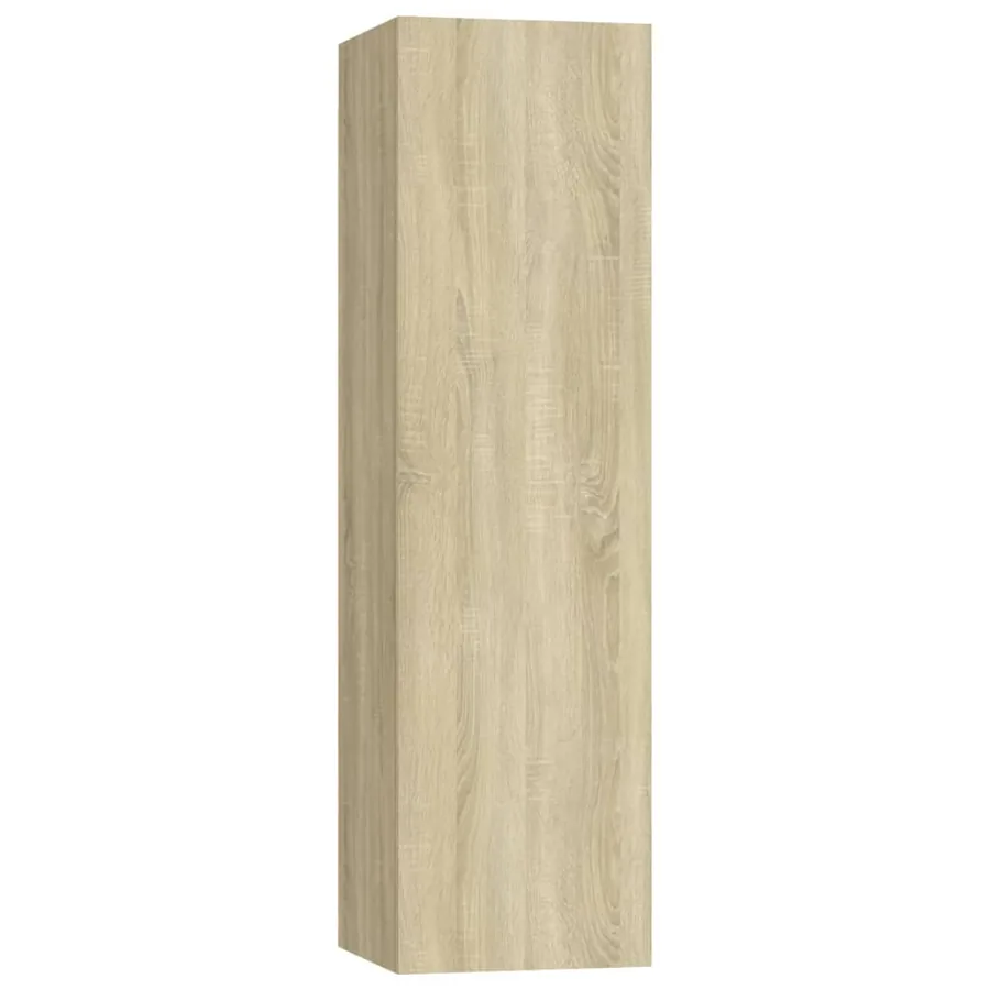 Ensemble de meubles TV 3 pcs Chêne sonoma Bois d'ingénierie - 5