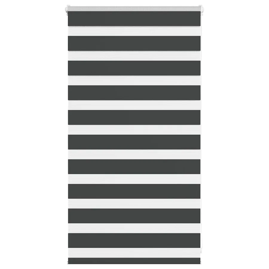Store zèbre noir 80x100 cm largeur du tissu 75,9 cm polyester