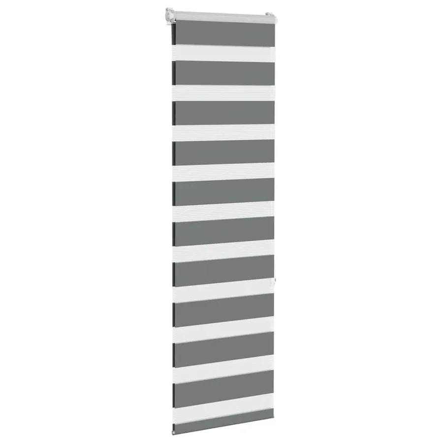 Store zèbre gris foncé largeur du tissu 40,9 cm polyester - 3