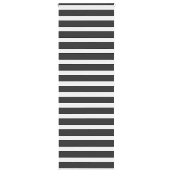 Store zèbre noir 85x200 cm largeur du tissu 80,9 cm polyester