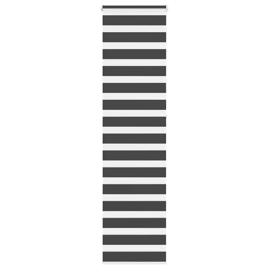 Store zèbre noir 60x230 cm largeur du tissu 55,9 cm polyester