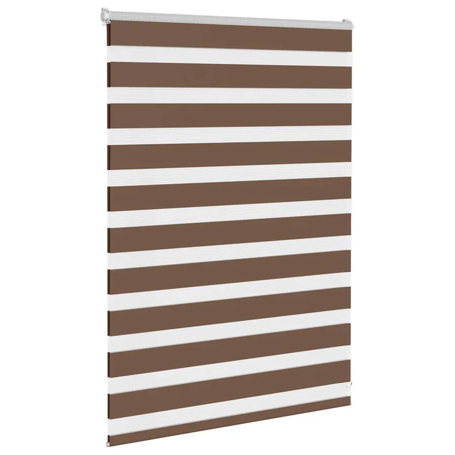 Store zèbre marron 105x100cm largeur du tissu 100,9cm polyester - 3