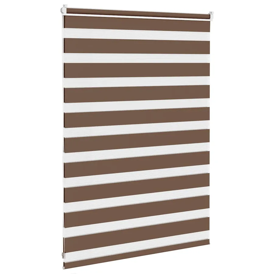 Store zèbre marron 105x100cm largeur du tissu 100,9cm polyester - 4