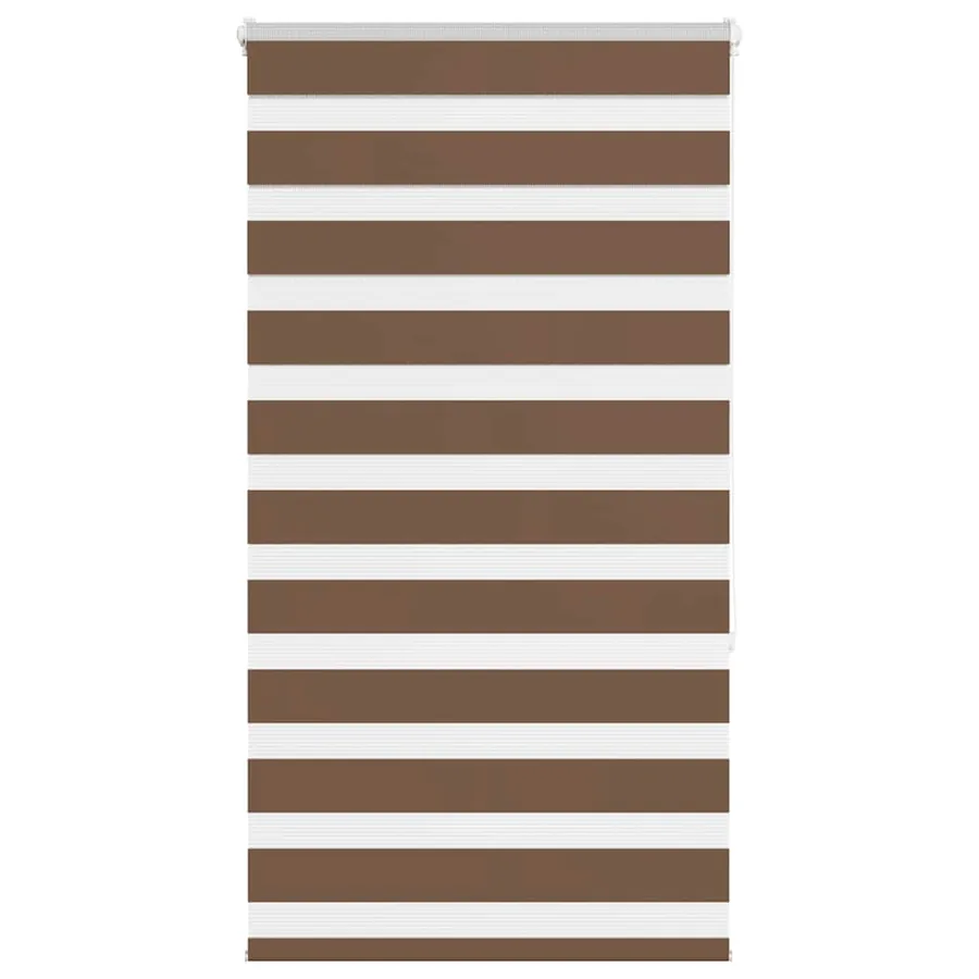 Store zèbre marron 80x150 cm largeur du tissu 75,9 cm polyester