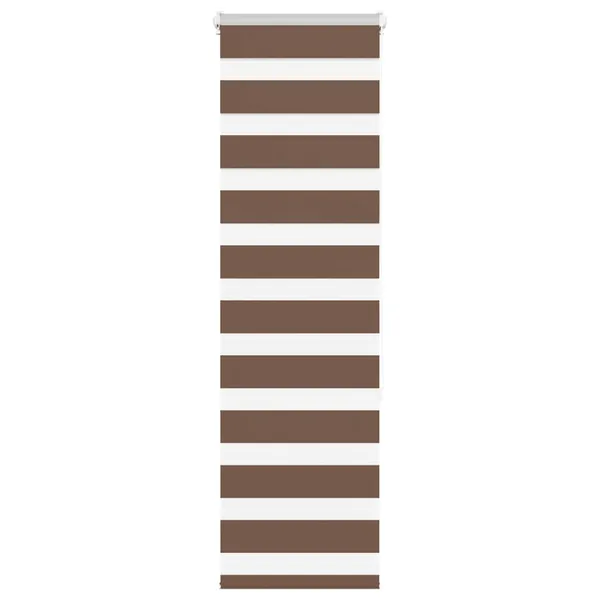 Store zèbre marron 45x150 cm largeur du tissu 40,9 cm polyester