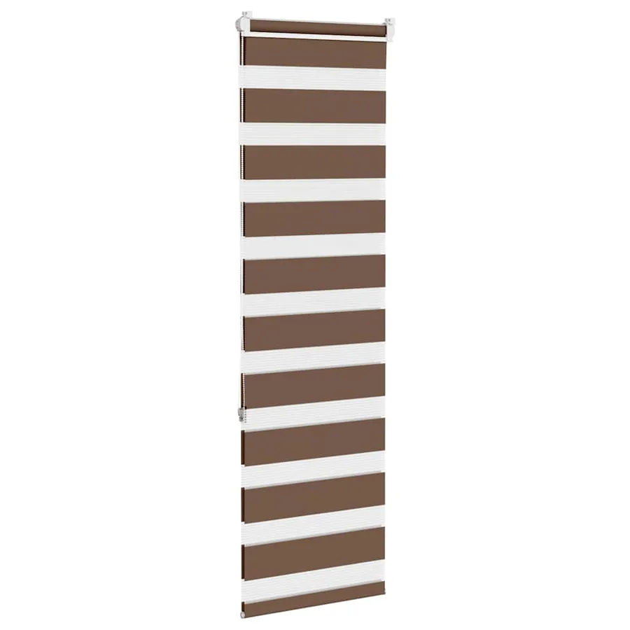 Store zèbre marron 45x150 cm largeur du tissu 40,9 cm polyester - 4