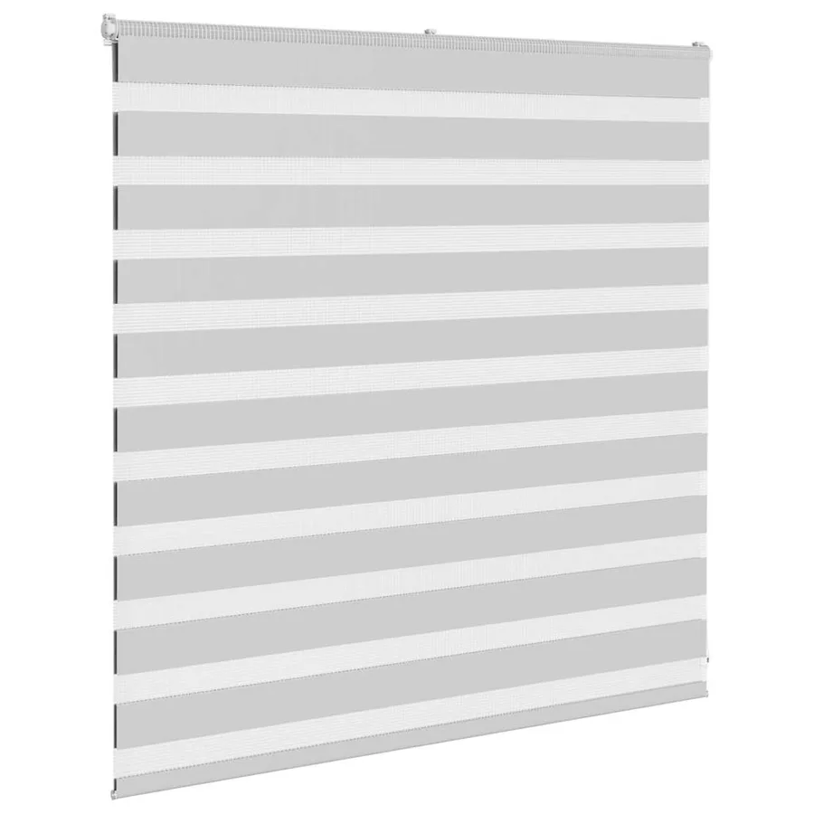Store zèbre gris clair largeur du tissu 145,9 cm polyester - 3