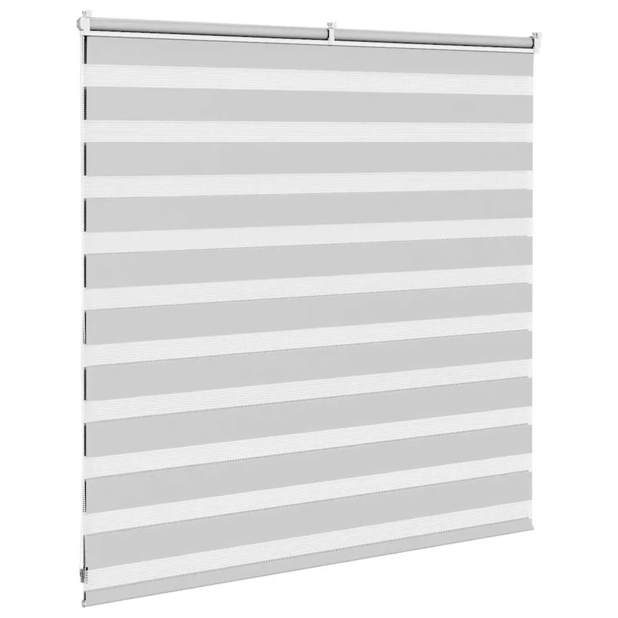 Store zèbre gris clair largeur du tissu 145,9 cm polyester - 4
