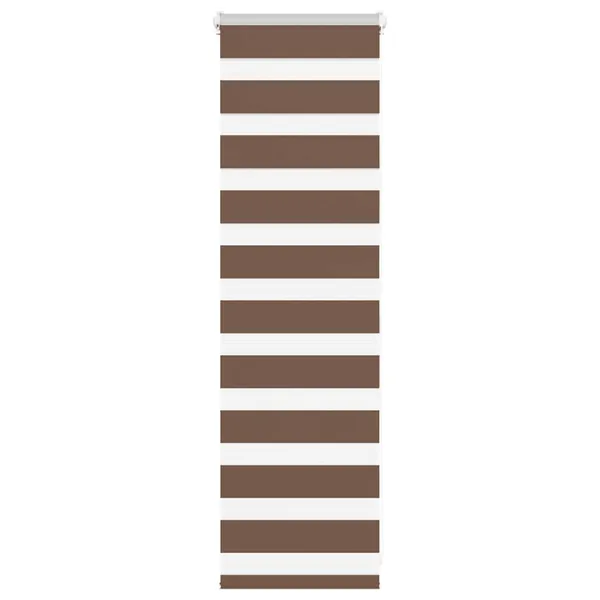Store zèbre marron 45x100 cm largeur du tissu 40,9 cm polyester