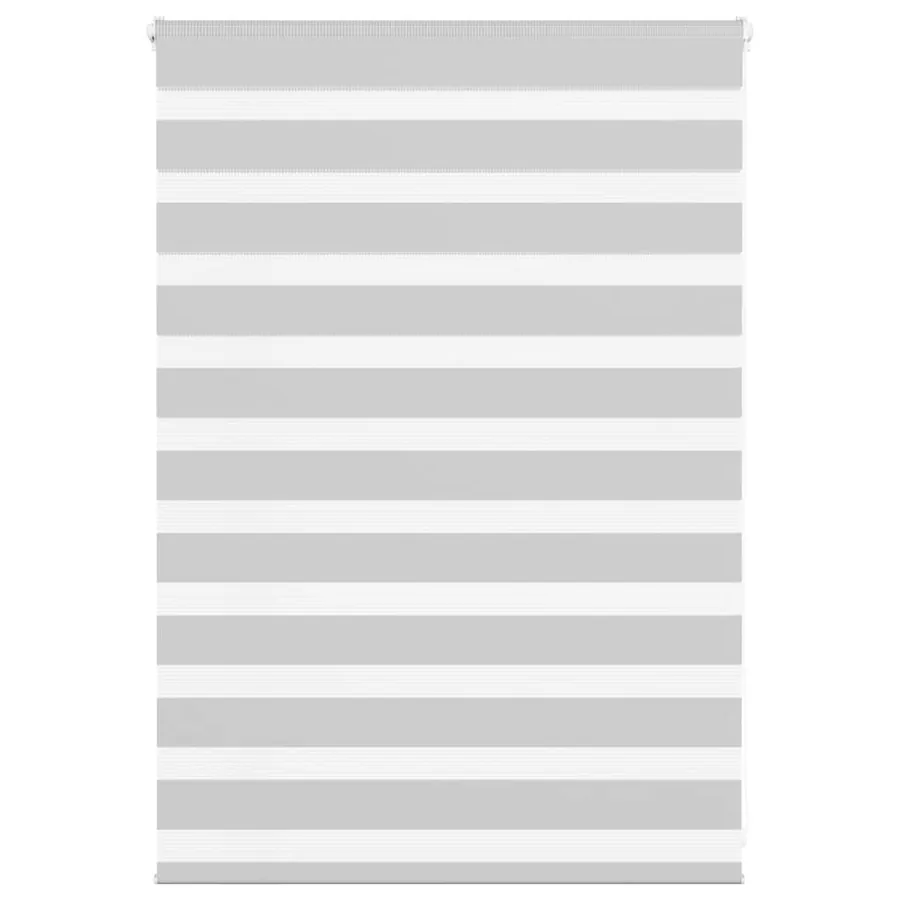Store zèbre gris clair largeur du tissu 105,9 cm polyester