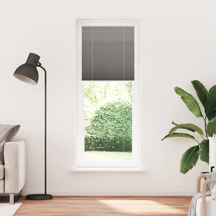 Store plissé anthracite 80x200 cm largeur du tissu 79,4 cm - 2