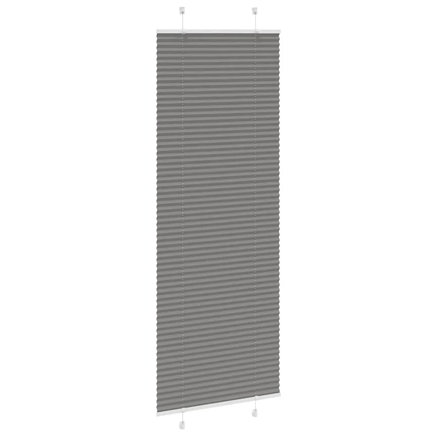 Store plissé anthracite 80x200 cm largeur du tissu 79,4 cm - 3