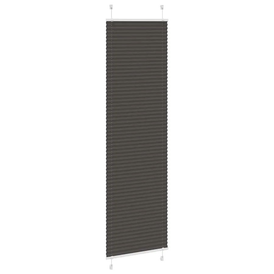 Store plissé noir 55x200 cm largeur du tissu 54,4 cm polyester - 3