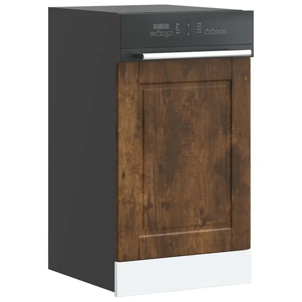 Panneau de lave-vaisselle Porto chêne fumé 45x1,5x57 cm